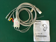 La máquina del PN 98980314317 philip ECG parte original del cable del IEC Leadset de 3 ventajas