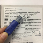 El doble de la punta de prueba del transductor de Edan F9 los E.E.U.U. ranura 6 Pin Yellow los 2.5m TPU IPX8 PN MS3-109301 (C)