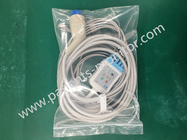 GE Datex 5-Lead 10Pins Cable de ECG REF DLG-011-05 Accesorios médicos compatibles reutilizables