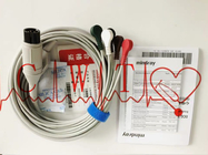 6 alambres de ventaja de Ecg del Pin 5/ventaja, tipo accesorios del botón de EA6151B del Defibrillator