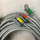 Ventaja del cable 3 del cuidado de la fusión ECG del cuidado de GE con la referencia integrada 2021141-002 2017004-003 del IEC los 3.6m el 12ft del alambre de ventaja del capturador