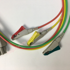 Tipo longitud de cable los 0.8m del clip de la ventaja 3 del electrodo de los accesorios NIHON KOHDEN K911 del monitor paciente de BR-903P