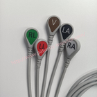 REF 2106381-001 Juego de cables conductores de ECG para adultos GE 5 derivaciones Snap AHA 74 cm 29 pulg.