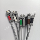 2106391-001 Conjunto agrupado de cables conductores de ECG 5 Agarrador de cables AHA 74 cm 29 pulgadas 412681-001 414556-001