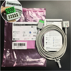 Cable del tronco de P/N 2106305-001 GE ECG con 3/5-Lead el conector AHA 3,6 M/12 pie 1/paquete 2017003-001