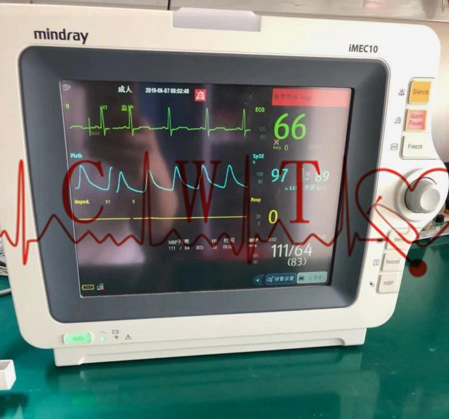 Uso del laboratorio de la reparación del monitor paciente de la salud de Mindray IMEC10 SPO2